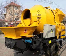 混凝土施工利器 滾筒式混凝土攪拌拖泵一體機(jī)全面解析
